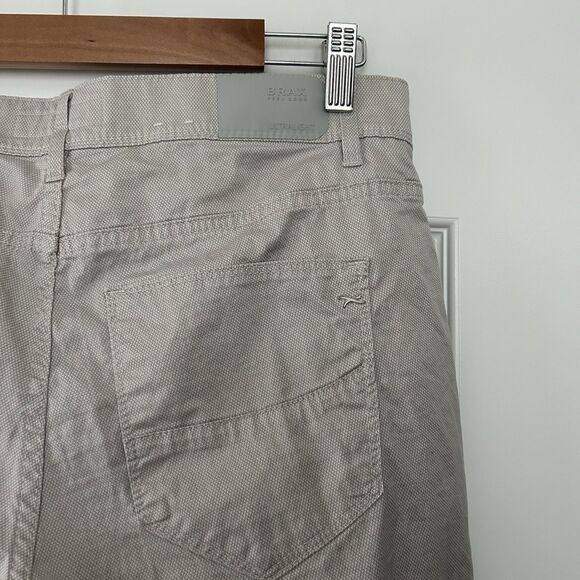 Brax Cadiz Ultralight Pants Mens Sz 31x34 Gray Straight Lightweight Stretch - Picture 6 of 14